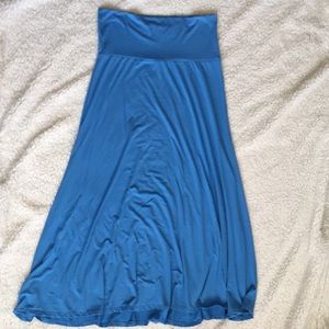 Blue Maxi skirt
